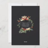 Carte de voeux de vacances de mariage en fuite Mar (Dos)