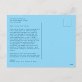 Carte de vœux de vacances de photo de branche et d (Dos)