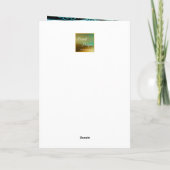 Carte de vœux de vacances de rime de malice de nui (Dos)