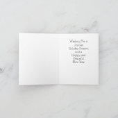 Carte de vœux de vacances de Vincent et Frida (Intérieur)