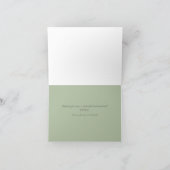 Carte de vœux de vacances de violon victorien (Intérieur)