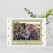 Carte de vœux de vacances d'impression de désert (Debout devant)