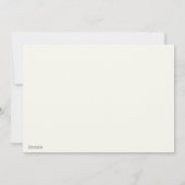 Carte de vœux de vacances Doodle Snow | Photo (Dos)