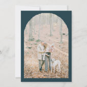 Carte de vœux de vacances Écriture de Paix sur Ter (Dos)