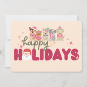 Carte de vœux de vacances familiale ou professionn (Devant)