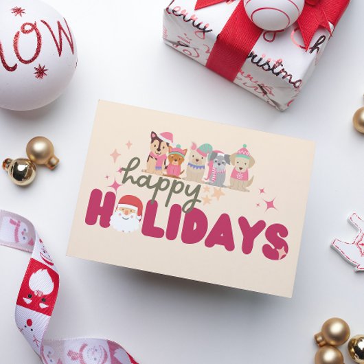 Carte de vœux de vacances familiale ou professionn