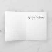 Carte de voeux de vacances "Fancy Collar Whippet D (Intérieur)