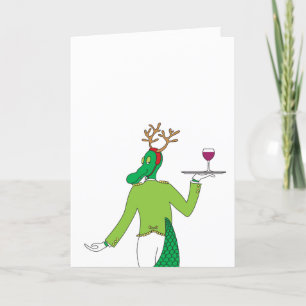 Carte de vœux de vacances Gator Cheer
