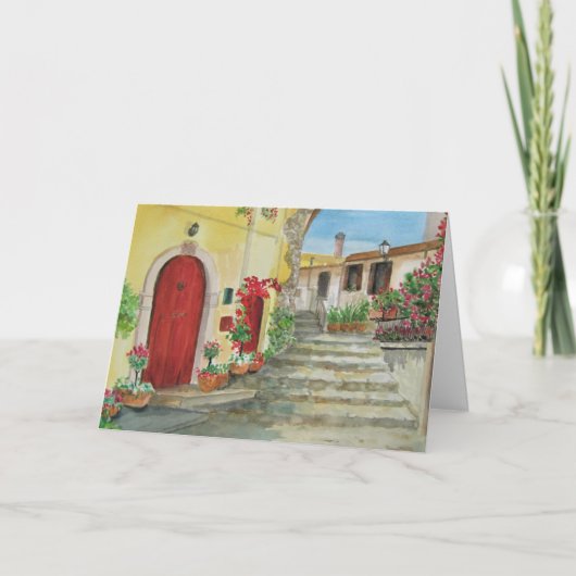 Carte de vœux de vacances italienne (Devant)