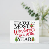 Carte de vœux de vacances la plus merveilleuse (Debout devant)