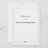 Carte de vœux de vacances « Merry » avec arche min (Dos)