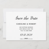 carte de voeux de vacances moderne et élégant avec (Dos)