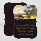 Carte de vœux de vacances Paix sur Terre par RoseW (Devant / Derrière)