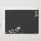 Carte de voeux de vacances photo de la saison (Dos)