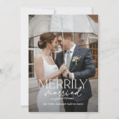 Carte de vœux de vacances pour couple marié (Devant)