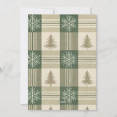 Carte de vœux de vacances pour famille heureuse mo (Dos)