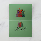 Carte de voeux de vacances pour hommes sages (Intérieur)