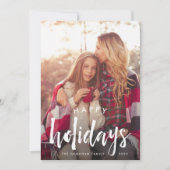 Carte de vœux de vacances | Superposition esquissé (Devant)