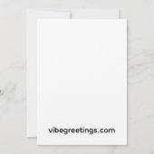carte de vœux de vacances vibes (Dos)