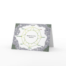 Carte de voeux de vacances Yule