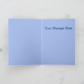 Carte de voeux de vache moo (Intérieur)