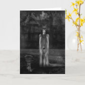 Carte de voeux de vaudou (Fleur jaune)