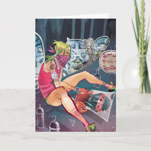 Carte de voeux de vers de terre