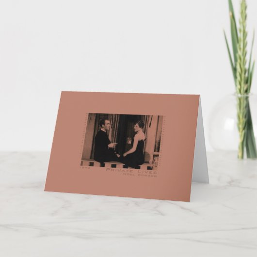 Carte de voeux de vies privées (Devant)
