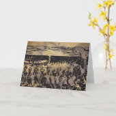 Carte de voeux de Viking Heimskringla Barden (Fleur jaune)