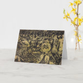 Carte de voeux de Viking Heimskringla Visund (Fleur jaune)