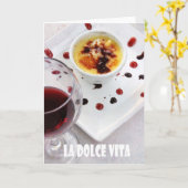 carte de voeux de vita de dolce de La (Fleur jaune)