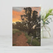 Carte de voeux de voyage du soir de Cunnamulla (Debout devant)