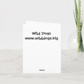 Carte de voeux de Westie (Dos)