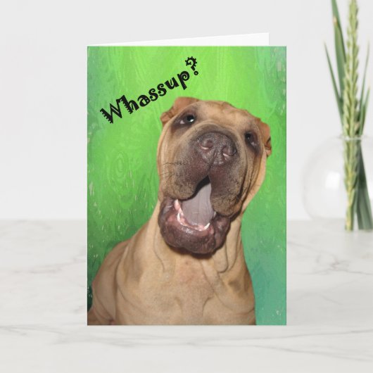 Carte de voeux de Whassup (Devant)