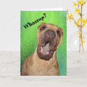 Carte de voeux de Whassup (Fleur jaune)