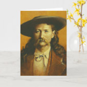 Carte de voeux de Wild Bill Hickok (Fleur jaune)