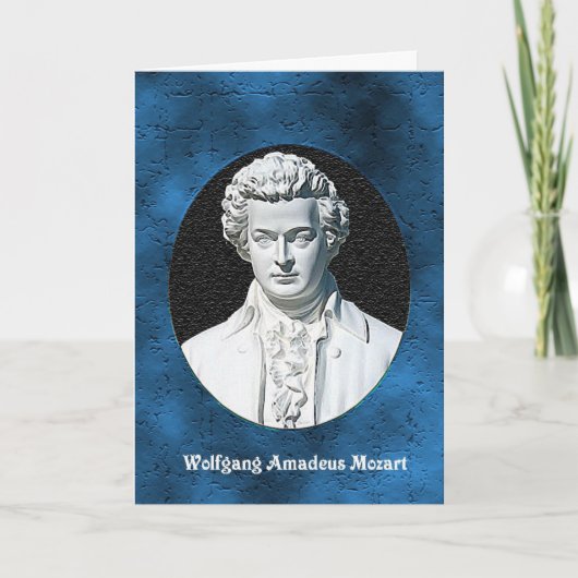 Carte de voeux de Wolfgang Amadeus Mozart (Devant)