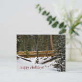 Carte de vœux de Wuksachi Bridge (Debout devant)