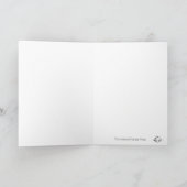 Carte de voeux de yoga avec Pose Trikonasana/Trian (Intérieur)