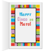 Carte de voeux de Yorkie de fiesta (Intérieur (Droit))