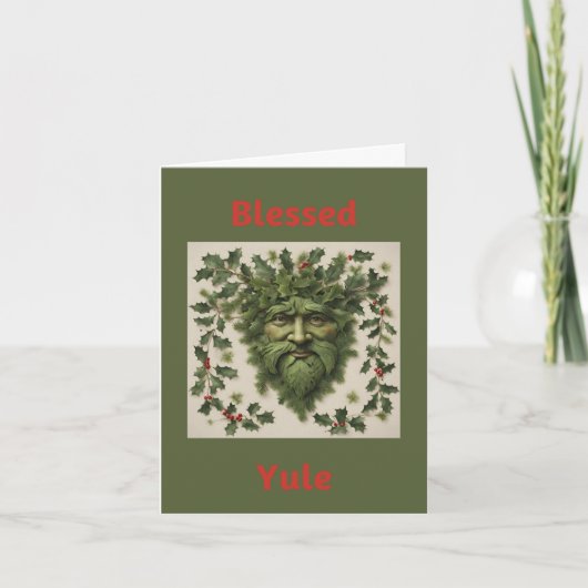Carte de vœux de Yule bénie (Devant)