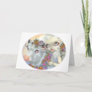 Carte de voeux de "Zeus et d'Europa"