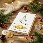 Carte de voeux décentralisée dans l'arbre de Noël