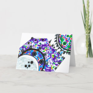 Carte de voeux "Deco Cogs"