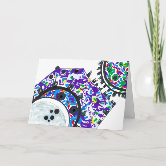 Carte de voeux "Deco Cogs" (Devant)