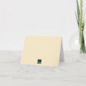 Carte de voeux d'écureuil de Noël - Blanc à l'inté (Dos)