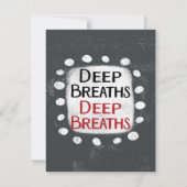 Carte de voeux Deep Breaths (Devant)