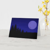 Carte de voeux Deer Moon (Fleur jaune)