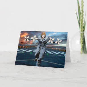 Carte de voeux défectueuse de train d'atterrissage