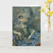 Carte de voeux "Delusions of Grandeur" (Fleur jaune)